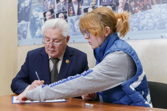 В Московском городском совете ветеранов поддержали решение Президента участвовать в выборах