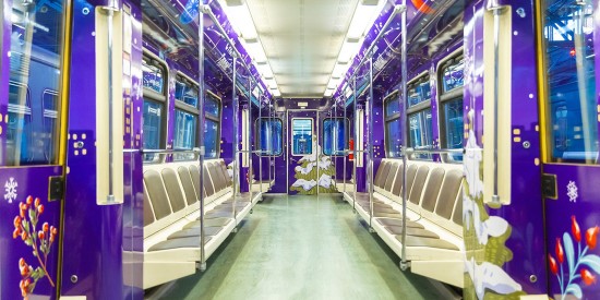 На Калужско-Рижской линии метро запустили праздничный поезд