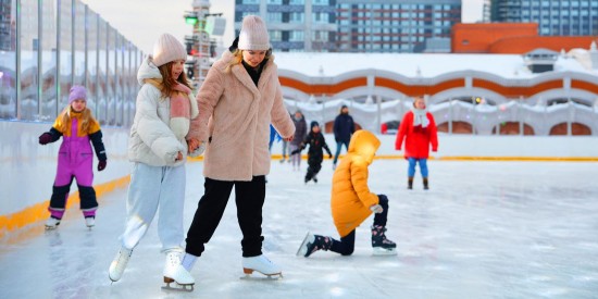 Бесплатный каток на площадке «Московских сезонов» в Южном Бутове будет открыт до конца зимы