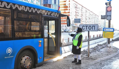 Работа автобусов на маршруте КМ в связи с закрытием участка Калужско-Рижской линии