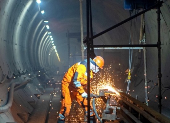 Готовность основных конструкций платформы станции «Вавиловская» Троицкой линии метро превышает 50%