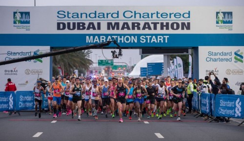 Сотрудник НИИ «Полюс» принял участие в Дубайском марафоне