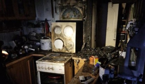 При пожаре в доме на ул. Тарусской погиб пенсионер