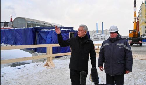 Собянин сообщил о скором открытии пешеходного моста на стрелке острова Балчуг