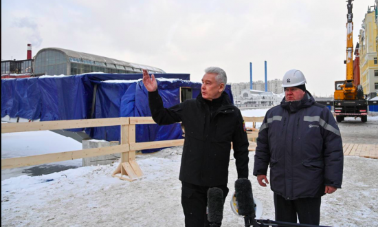 Собянин сообщил о скором открытии пешеходного моста на стрелке острова Балчуг