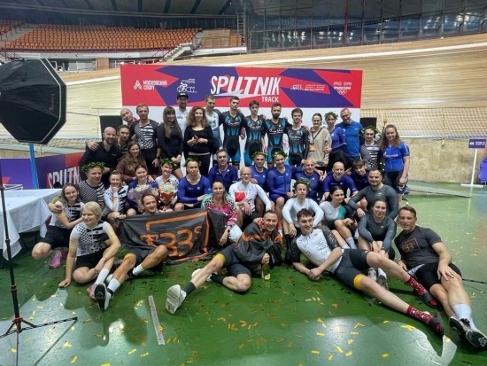Спортсмены «Московской академии велоспорта» приняли участие в гонке Sputnik Track
