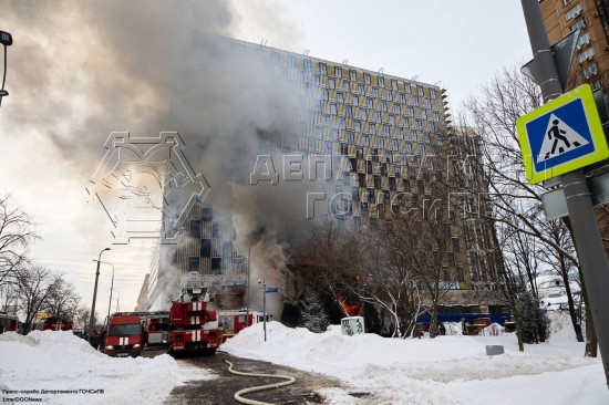Огнеборцы потушили пожар в Ленинском районе