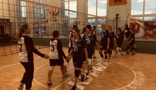 Волейбольная команда школы №1279 заняла второе место в «Президентских спортивных играх»