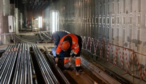 Собянин: Станция метро «Генерала Тюленева» находится в высокой степени строительной готовности