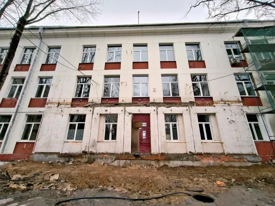 В детской поликлинике на ул. Марии Ульяновой практически завершили демонтажные работы