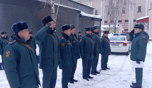 В Управлении по ЮЗАО ГУ МЧС России по городу Москве прошла проверка готовности к выполнению мероприятий по предназначению