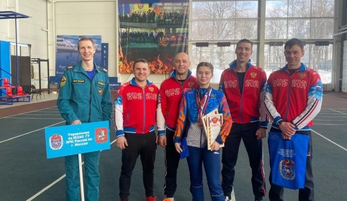Команда ЮЗАО приняла участие в этапах Кубка Москвы по пожарно-спасательному спорту