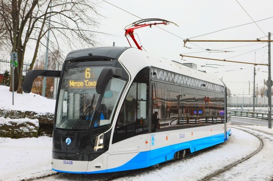 Трамваи не будут работать по Большой Черёмушкинской улице 17-18 февраля