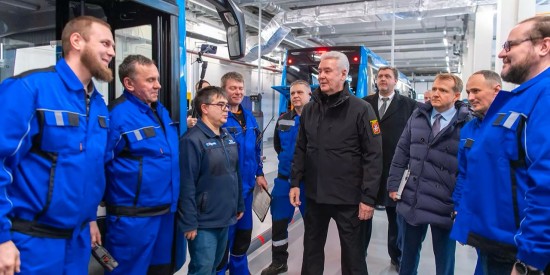 Собянин рассказал об обновлении подвижного состава московского транспорта