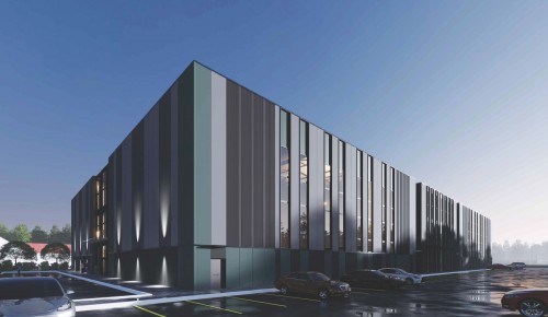 Спорткомплекс в Северном Бутове украсит вертикальный рисунок с подсветкой