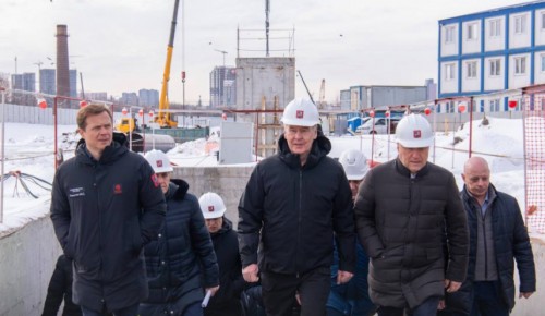 Собянин: Строительство станции «ЗИЛ» Троицкой линии метро завершится до конца года