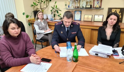 Начальник отдела полиции района Теплый Стан отчитался перед муниципальными депутатами об итогах работы своего подразделения в 2023 году