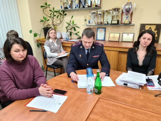 Начальник отдела полиции района Теплый Стан отчитался перед муниципальными депутатами об итогах работы своего подразделения в 2023 году