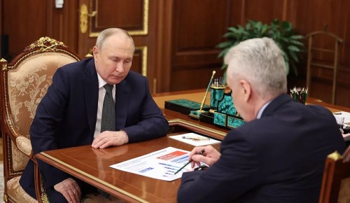 Собянин доложил Путину о рекордном росте промышленности и инвестиций в столице
