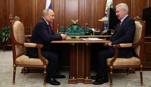 Собянин доложил Путину о рекордном росте производства в ряде ключевых отраслей экономики столицы