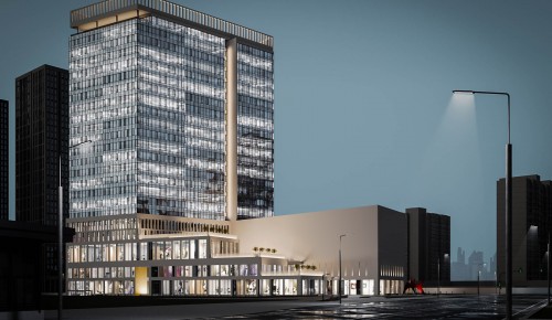 В Обручевском районе построят офисное здание с открытыми террасами