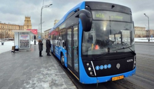 Маршрут электробусов М16 стал самым популярным у москвичей
