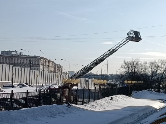 Тренировочное пожарно-тактическое учение по тушению условного пожара и проведению аварийно-спасательных работ прошли на здании РАН