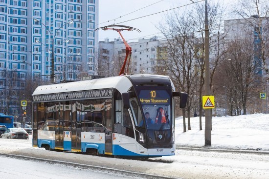 Закрытие движения трамваев по Большой Черёмушкинской улице продлевается до 3 апреля