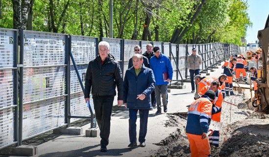 Собянин рассказал о благоустройстве улиц в Орехово-Борисове