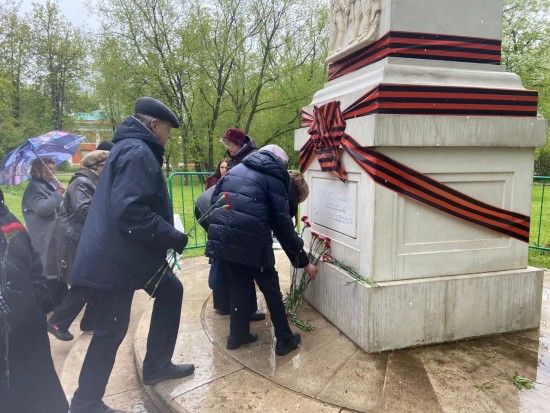 В Обручевском районе прошла мемориальная акция, посвященная Дню Победы
