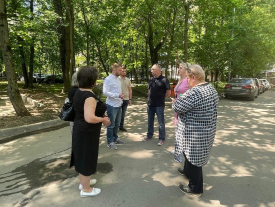 В Гагаринском районе обсудили благоустройство на ул. Вавилова