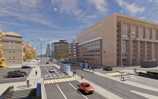 Собянин: В Москве началось строительство двух новых участков трамвайных путей