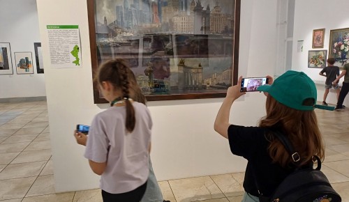 Ребята из школы №536 побывали на экскурсии в галерее «Беляево»