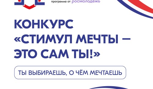 Федеральное агентство по делам молодежи проводит Всероссийский конкурс «Стимул мечты — это сам ты!»