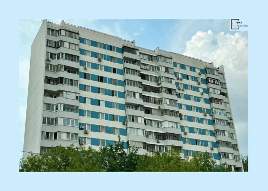 В районе Зюзино обновят фасад многоквартирного дома на Симферопольском бульваре