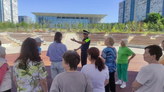 Беседы про безопасность с ГИБДД прошли на юго-западе столицы