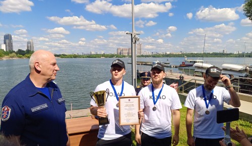 Команда Юго-Западного округа заняла 2 место в городском смотре-конкурсе на лучший общественный спасательный пост Москвы