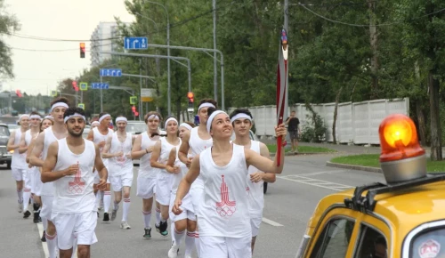 Реконструкция Олимпийского забега в Ясеневе