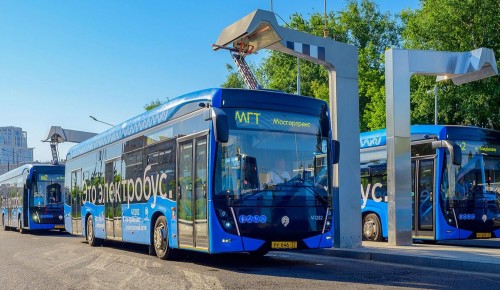 Электробусы впервые поехали в Бутово