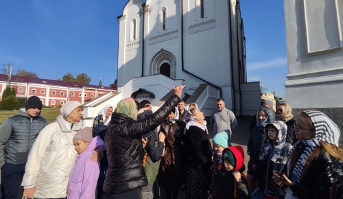 Воспитанники воскресной школы Зюзина совершили паломничество в Николо-Угрешский монастырь