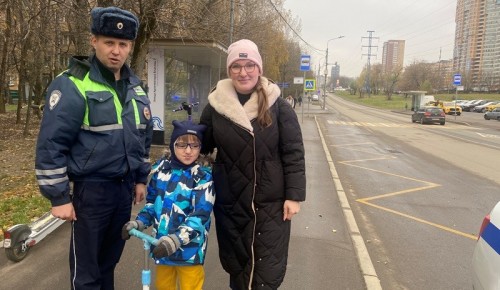 На юго-западе столицы сотрудники Госавтоинспекции провели мероприятие «Пешеход-ребенок»