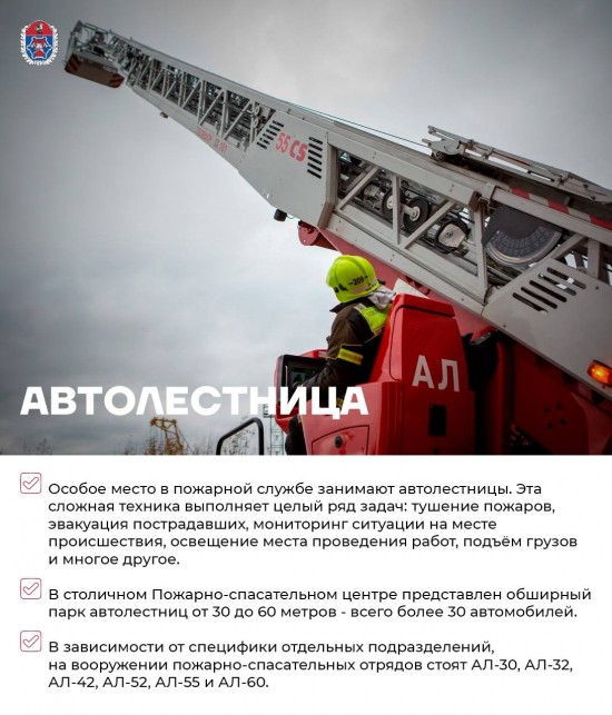 8 апреля отмечается День рождения пожарной лестницы