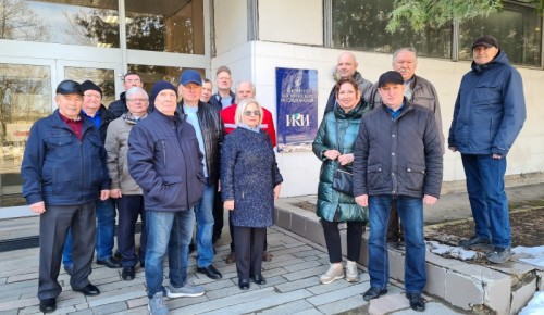 Ветераны и сотрудники УВД по ЮЗАО столицы посетили Институт космических исследований РАН