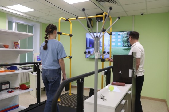 В реабилитационном центре «Бутово» открыли новый зал с современным оборудованием