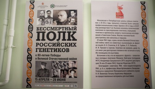 Из лабораторий на фронт: выставка в Дарвиновском музее расскажет о подвиге советских генетиков