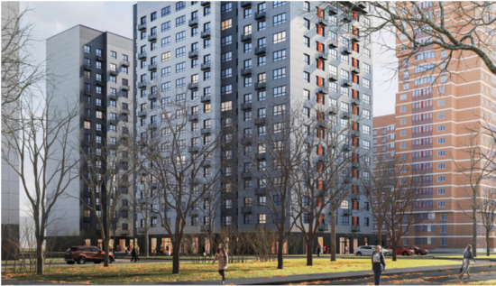 В Обручевском районе возводят новый жилой комплекс по программе реновации