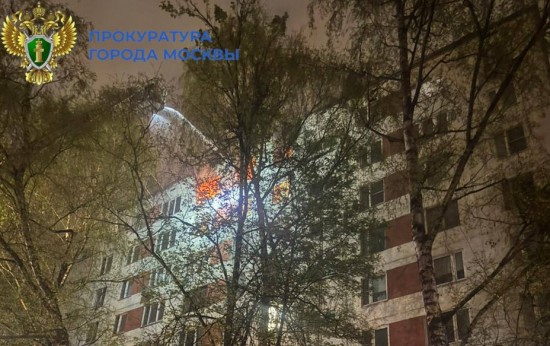 При пожаре в доме на улице Генерала Тюленева погибли два человека