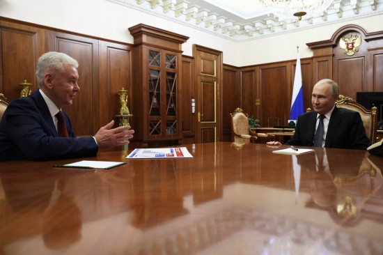 Путин и Собянин обсудили реализацию масштабных проектов развития столицы