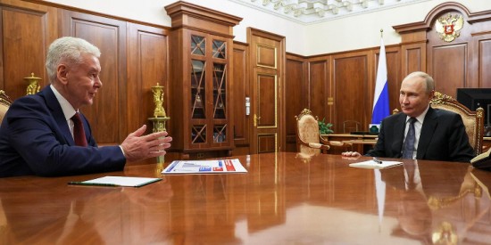 Путин и Собянин обсудили реализацию масштабных проектов развития столицы