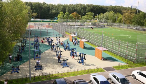 Горожане высоко оценили созданные в Ясеневе спортивные площадки